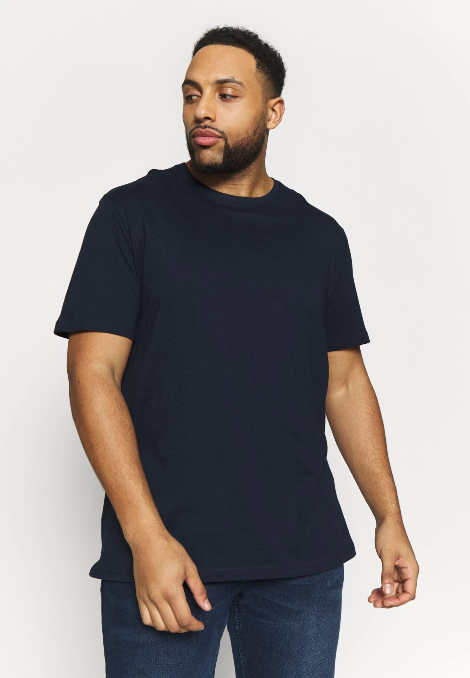 Pier One 2 Pack - T-Shirt Basic - Dark Blue/Bordeaux 6 Pier One 2 Pack - T-Shirt Basic - Dark Blue/Bordeaux - Afbeelding 4