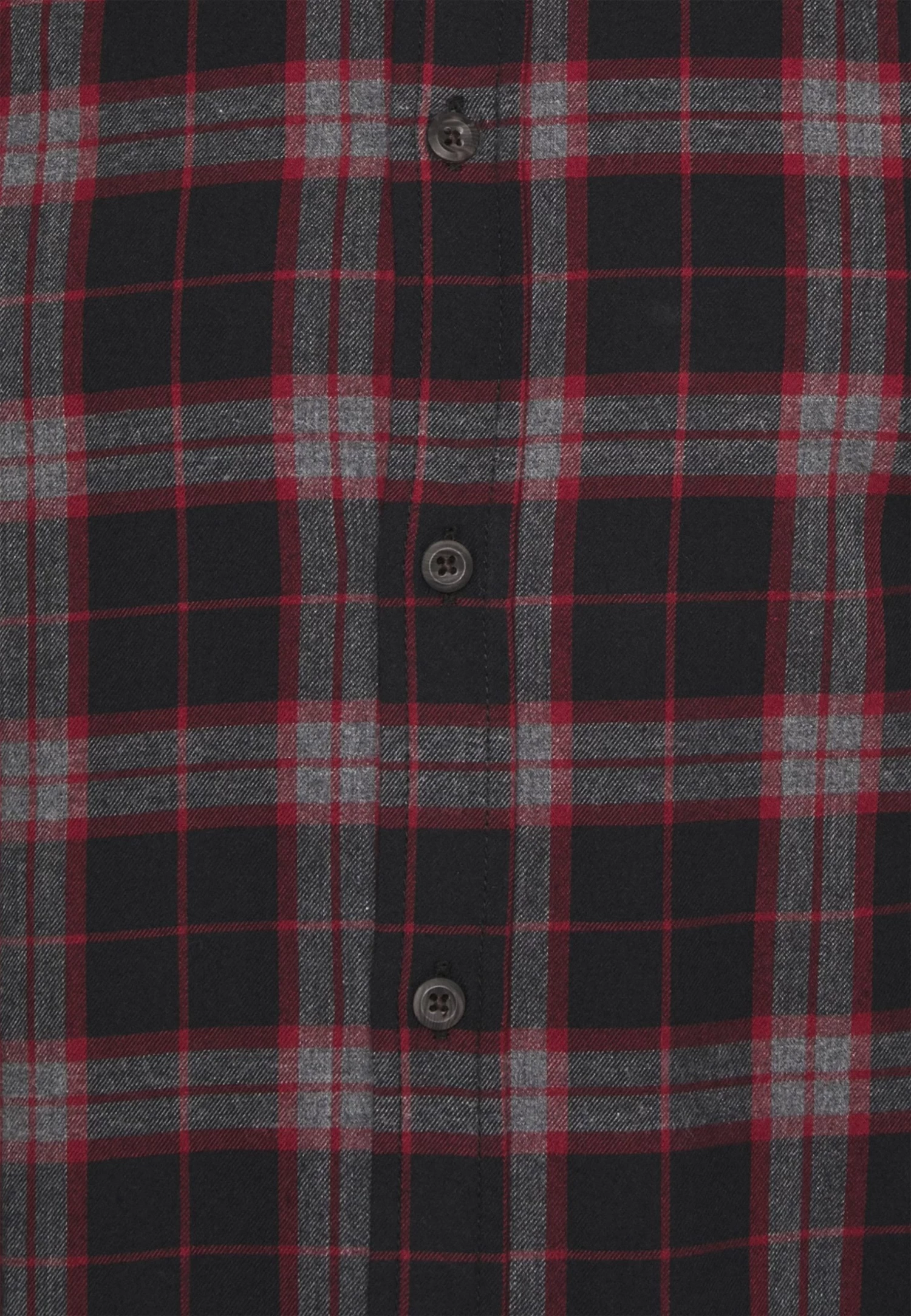 Pier One Overhemd - Mottled Dark Grey / Bordeaux 5 Pier One Overhemd - Mottled Dark Grey / Bordeaux - Afbeelding 3