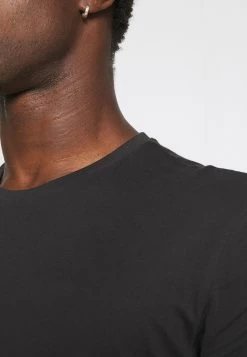 Pier One 3 Pack - T-Shirt Basic - Black/Mottled Dark Grey/Bordeaux -Professionele Herenkledingwinkel 04cd6e61680f434c97b57d78f55241fd