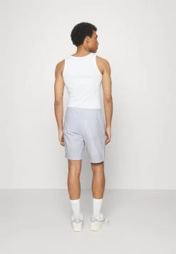 Pier One Pleated Seersucker Short - Shorts - Blue -Professionele Herenkledingwinkel 0505307b83204187a2876ecbcc2f0c68