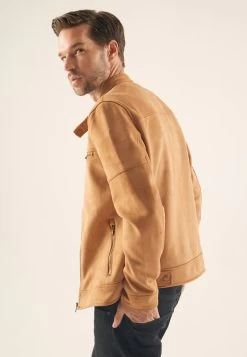 Pier One Imitatieleren Jas - Cognac -Professionele Herenkledingwinkel 0a0417ef66734e4d9a1d0a70b0e082cc