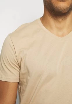 Pier One 3 Pack - T-Shirt Basic - Khaki/Tan/Dark Blue -Professionele Herenkledingwinkel 112e274a77d44bfdb30f2a1f86f0f677