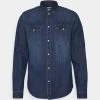 Pier One Denim - Overhemd - Blue Denim -Professionele Herenkledingwinkel 14816eb33aa843d586d3ae8070a120b6