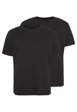 Pier One 2 Pack - T-Shirt Basic -Black 10 Pier One 2 Pack - T-Shirt Basic -Black -Professionele Herenkledingwinkel 17a4b0877266456bb3976cc291e7beff