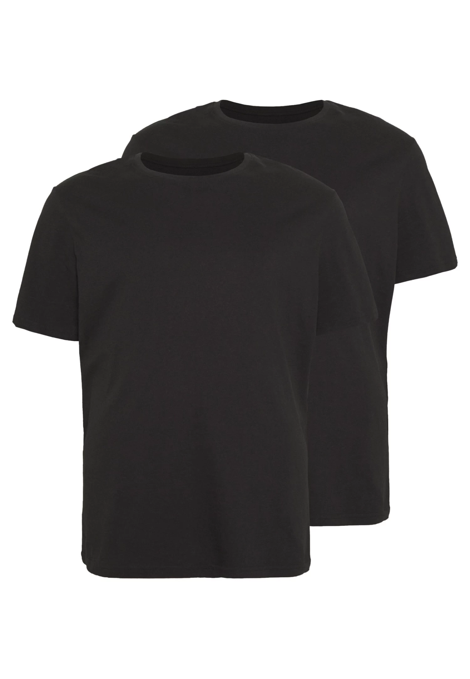 Pier One 2 Pack - T-Shirt Basic -Black 6 Pier One 2 Pack - T-Shirt Basic -Black - Afbeelding 4