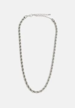 Pier One Set - Ketting - Silver-Coloured/Black -Professionele Herenkledingwinkel 1d997cc14a2745d7b22ce0ae3eb33e16