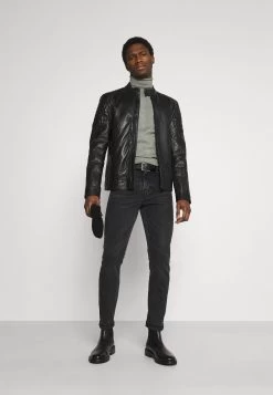 Professionele Herenkledingwinkel 38 Pier One 2 Pack - Basic Turtleneck - Trui - Black/Mottled Light Grey