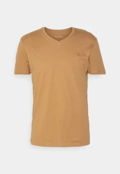 Pier One V Neck Bird Tonal 3 Pack - T-Shirt Basic - Light Brown/White/Dark Blue -Professionele Herenkledingwinkel 239be3f8d5344e18a078136b88ad5384