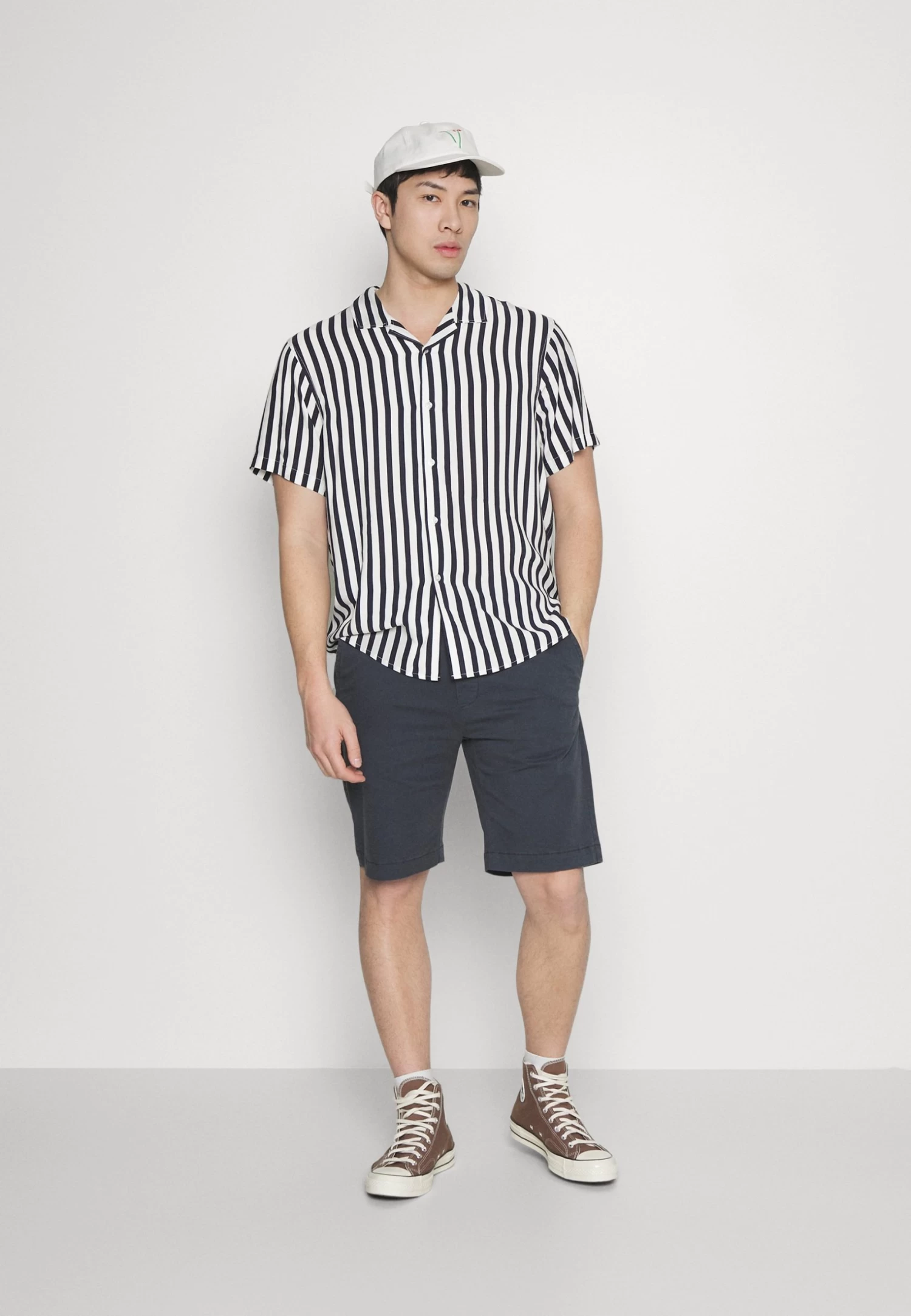 Pier One Overhemd - Dark Blue/White 4 Pier One Overhemd - Dark Blue/White - Afbeelding 2