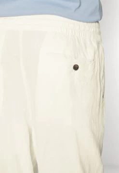 Pier One Drawcord Trousers Linen Blend - Broek - White -Professionele Herenkledingwinkel 29249133ad174a51bb991d8322ba3448