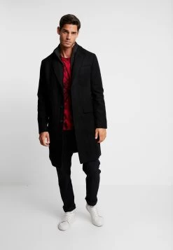 Pier One Mantel - Black -Professionele Herenkledingwinkel 3010fca4ed984580b242f2ff85d05f1d