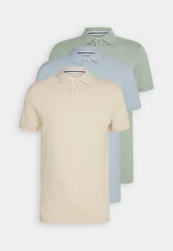 Pier One 3 Pack - Poloshirt - Mint/Tan/Light Blue -Professionele Herenkledingwinkel 32306465451b49b68887f2f3443fe714