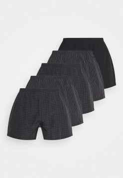 Pier One 5 Pack - Boxershort - Black/Dark Grey