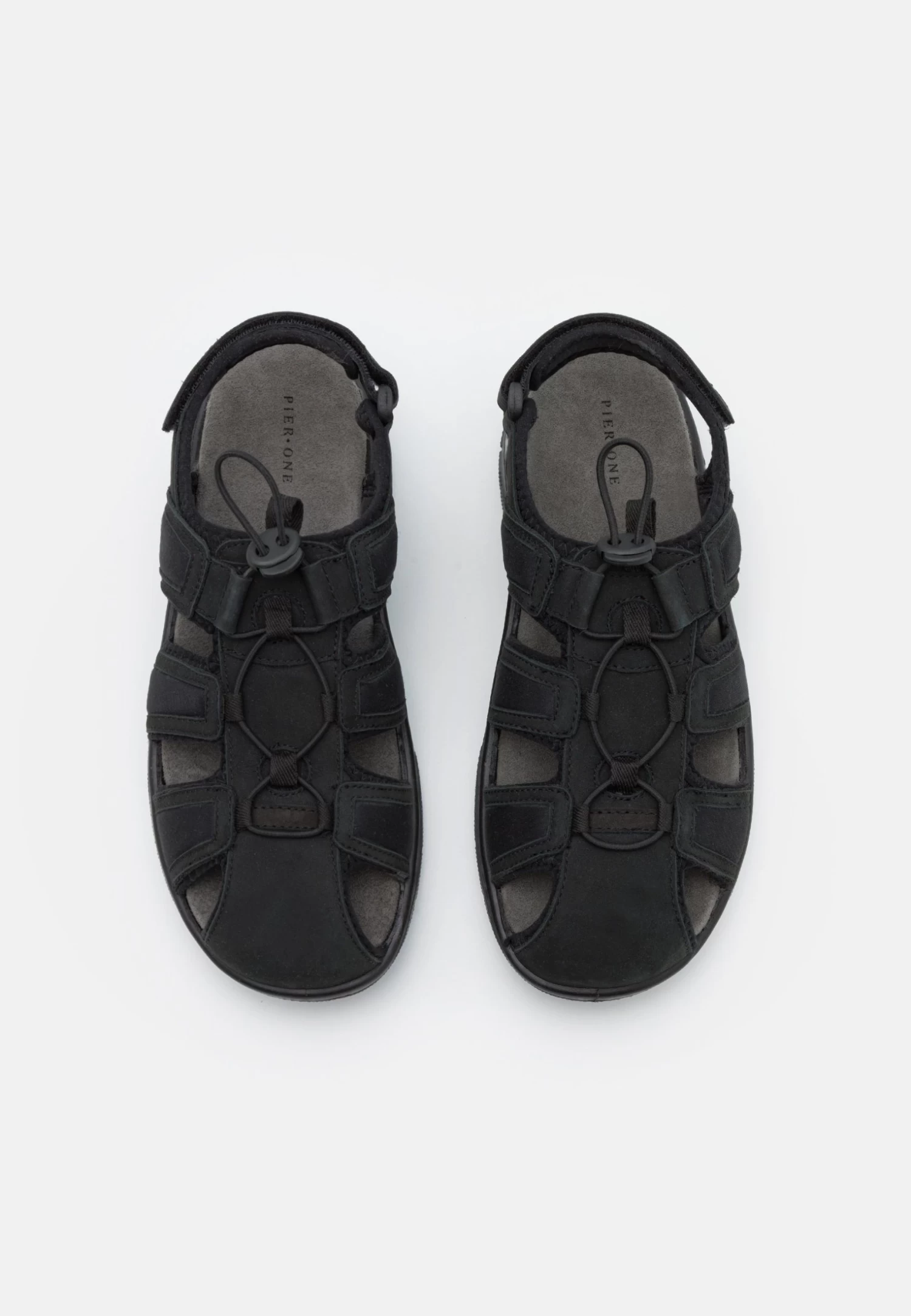 Pier One Leather - Outdoorsandalen - Black 6 Pier One Leather - Outdoorsandalen - Black - Afbeelding 4