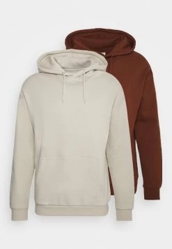 Pier One 2 Pack - Hoodie - Brown/Tan -Professionele Herenkledingwinkel 387353c8250148b999109e88c7554a6a