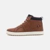 Pier One Sneakers Hoog - Cognac -Professionele Herenkledingwinkel 3a877ad16e654cbb9dfaa99efdaffbc2