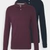 Pier One 2 Pack - Poloshirt - Bordeaux/Dark Blue -Professionele Herenkledingwinkel 3f434e0c318b4531bbab1dd44fe0092a