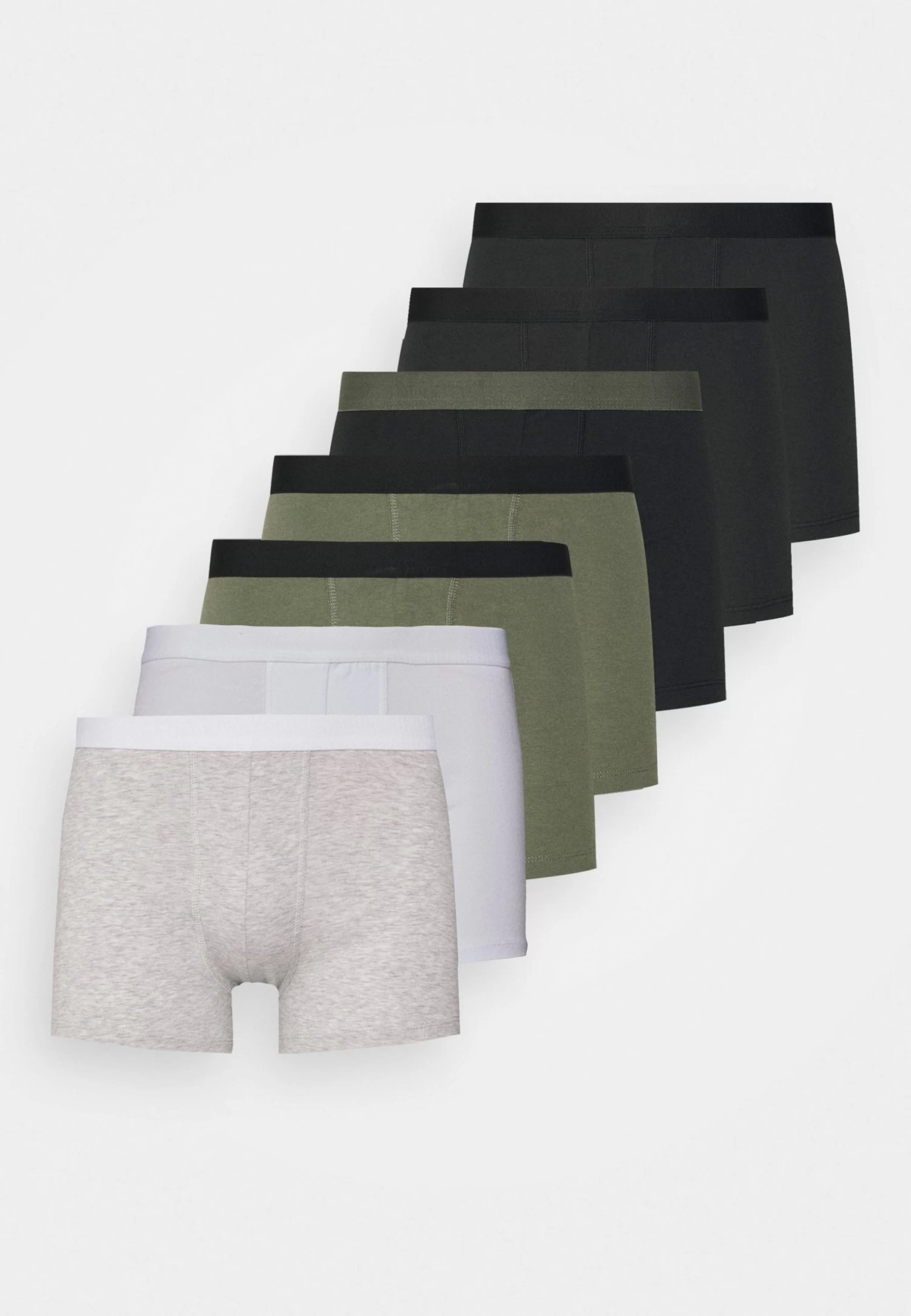 Pier One 7 Pack - Onderbroeken - Black/Grey/Khaki 7 Pier One 7 Pack - Onderbroeken - Black/Grey/Khaki - Afbeelding 5
