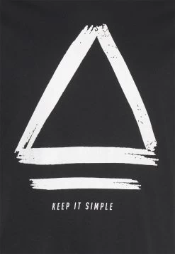 Pier One Plus Size - T-Shirt Print - Black -Professionele Herenkledingwinkel 410e854505a249bc8f5a70770594e5e7