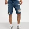 Pier One Jeansshort - Dark Blue Denim 2 Pier One Jeansshort - Dark Blue Denim -Professionele Herenkledingwinkel 4339318a9d5945b59f53f364edca03d2