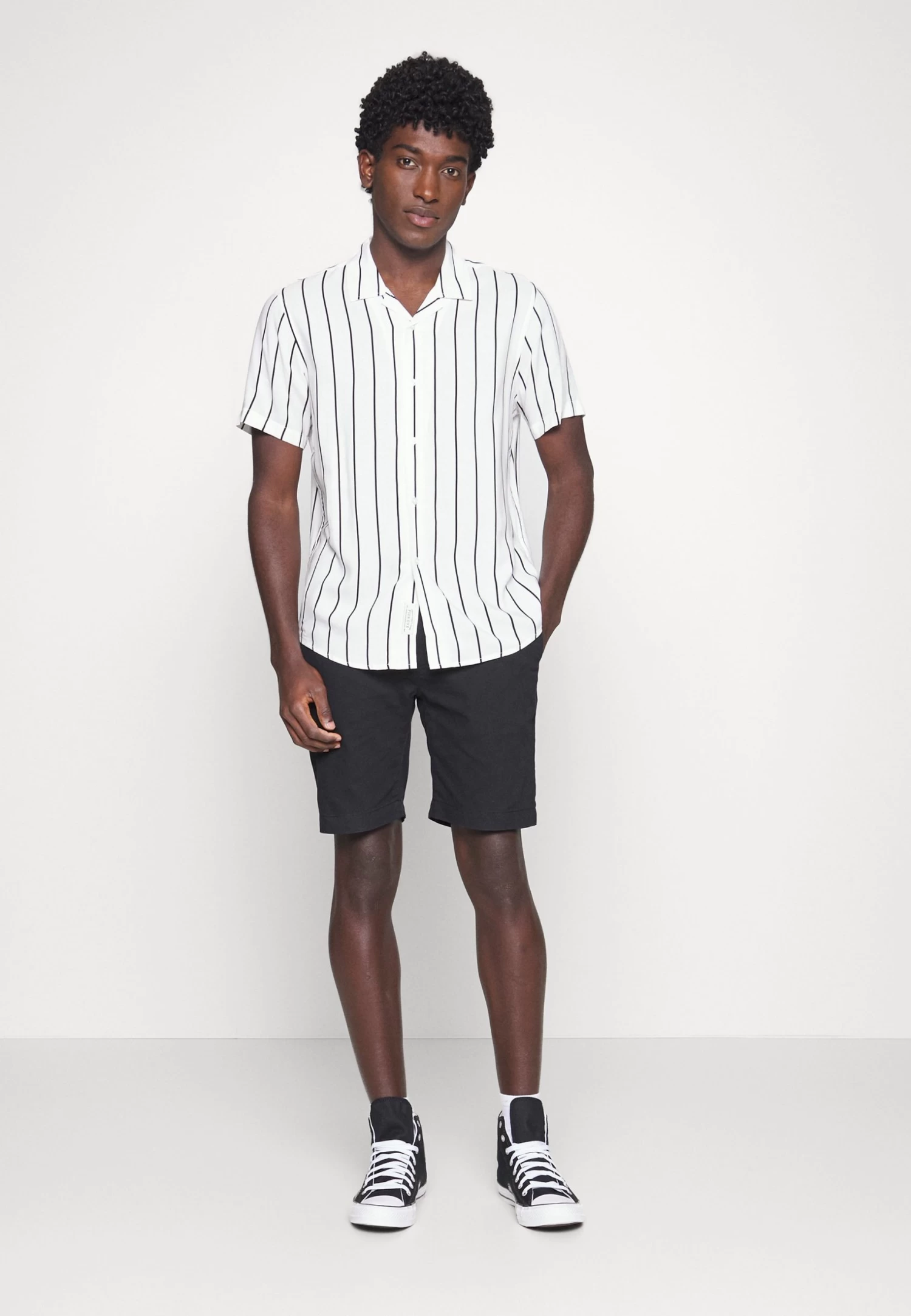 Pier One 2 Pack - Overhemd - Black/White 4 Pier One 2 Pack - Overhemd - Black/White - Afbeelding 2