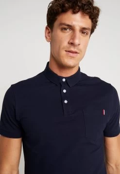 Pier One Tricolore Trim- Poloshirt - Dark Blue -Professionele Herenkledingwinkel 47c7f0ab95604072a45d1fa23cdb87d5