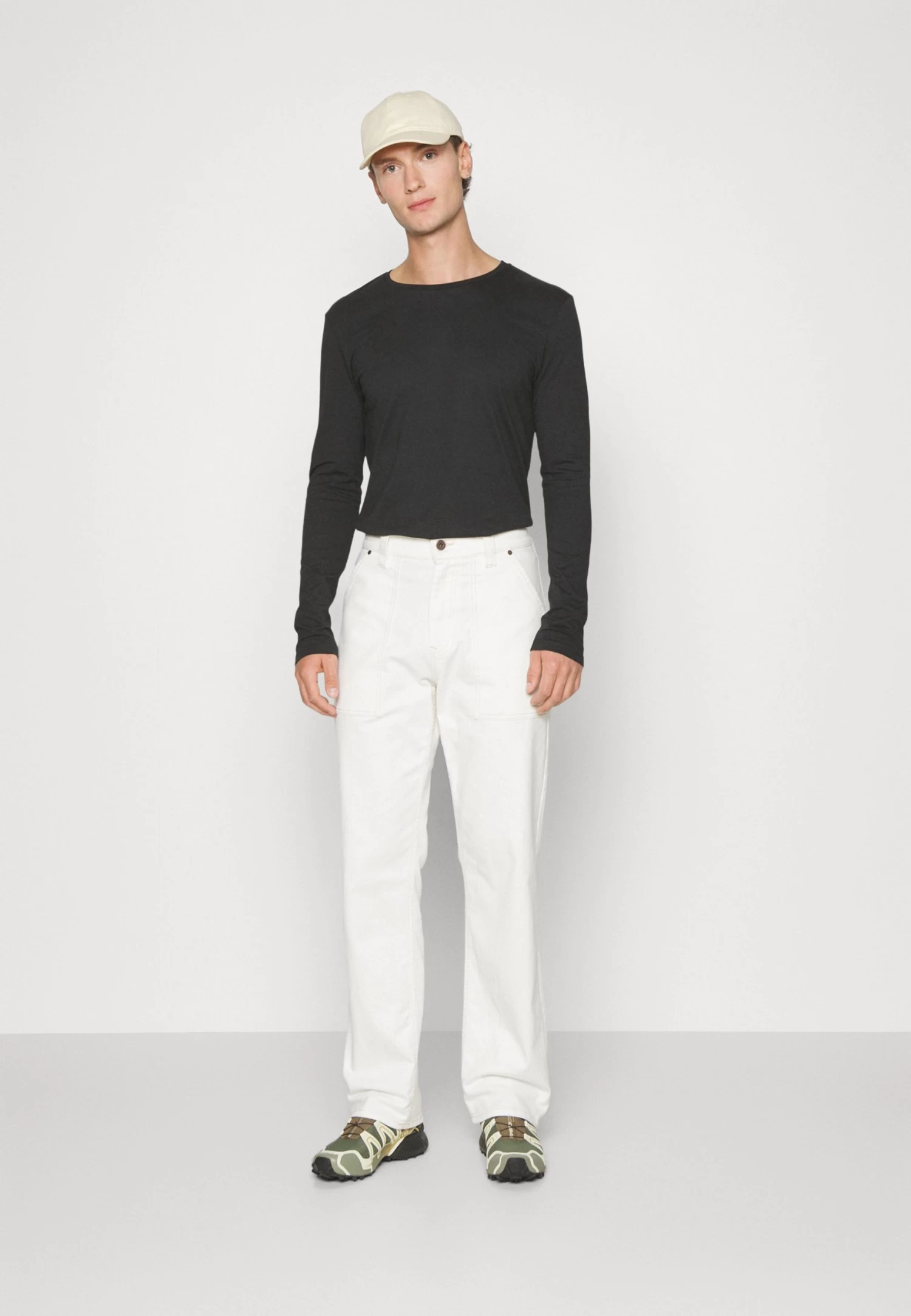 Pier One 2 Pack - Longsleeve - Black/Khaki 3 Pier One 2 Pack - Longsleeve - Black/Khaki