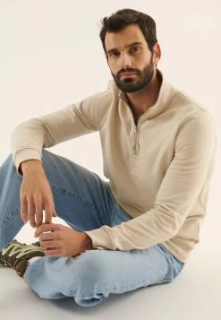 Pier One Sweater - Beige -Professionele Herenkledingwinkel 530b49818dab4992a266c680f2528538