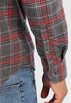 Pier One Overhemd - Grey/Coral -Professionele Herenkledingwinkel 551953d0ad2d49119280dd58cb3b0bb3