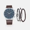 Pier One Set - Horloge - Cognac -Professionele Herenkledingwinkel 564775f488844f90a319100718c0355d