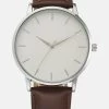 Pier One Horloge - Brown/Silvercoloured -Professionele Herenkledingwinkel 5cbea6e04e1b42edbfeb17dce23c134e
