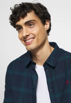 Pier One Overhemd - Dark Blue/Teal -Professionele Herenkledingwinkel 60ff006a248a4e558dbde6647cd82b01