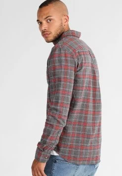 Pier One Overhemd - Grey/Coral -Professionele Herenkledingwinkel 62192d2e542d4a69a08273483006118b