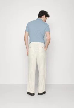 Pier One Drawcord Trousers Linen Blend - Broek - Off-White 9 Pier One Drawcord Trousers Linen Blend - Broek - Off-White -Professionele Herenkledingwinkel 65c988989ad143de851aee47dda41e80