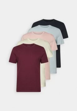 Pier One 5 Pack - T-Shirt Basic - Dark Blue/Pink/Off-White -Professionele Herenkledingwinkel 679c04de75ba47c38a8e13031ab0f7ce
