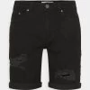 Pier One Jeansshort - Black -Professionele Herenkledingwinkel 6a5f776f052149fab21c0f7a06b3f55c