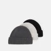 Pier One Unisex 3 Pack - Muts - Black/Dark Grey/Off-White/