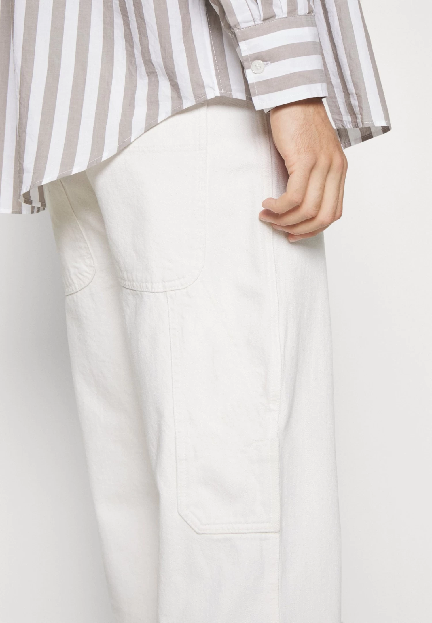 Pier One Carpenter Colored Twill- Straight Leg Jeans - Off-White 8 Pier One Carpenter Colored Twill- Straight Leg Jeans - Off-White - Afbeelding 6