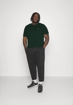 Pier One 5 Pack - T-Shirt Basic - Dark Green/Beige/Light Blue