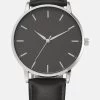 Pier One Horloge - Black/Silvercoloured -Professionele Herenkledingwinkel 7935ed590a9743b99815e64729d95e1c