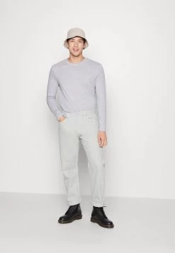 Pier One 5 Pack - Longsleeve - Light Grey/White/Black