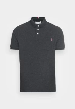 Pier One Tricolore Trim- Poloshirt - Dark Grey -Professionele Herenkledingwinkel 80bdca5a0d1d4cb0ad06545a06debc52
