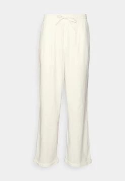 Pier One Drawcord Trousers Linen Blend - Broek - White -Professionele Herenkledingwinkel 82865836bb5b4fff94da44c3eaf1558d