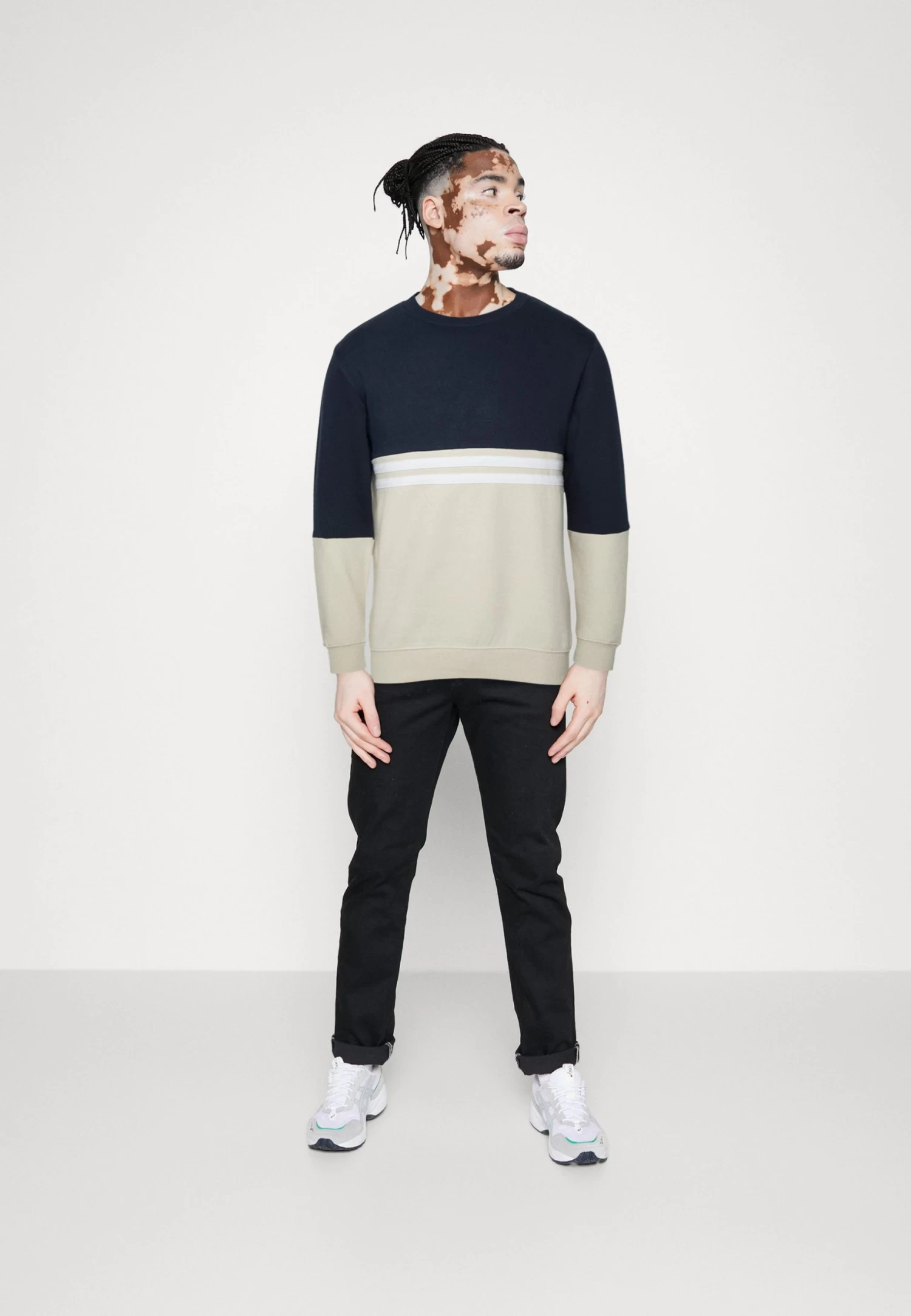 Pier One Sweater - Blue/Grey 4 Pier One Sweater - Blue/Grey - Afbeelding 2