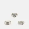 Pier One 3 Pack - Ring - Silver-Coloured -Professionele Herenkledingwinkel 85173824d70b47e6b7a185011a75883a