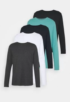 Pier One 5 Pack - Longsleeve - Dark Blue/Turquoise/White 14 Pier One 5 Pack - Longsleeve - Dark Blue/Turquoise/White -Professionele Herenkledingwinkel 852b1adeb3684c1fb9aafb1a1a50eb45