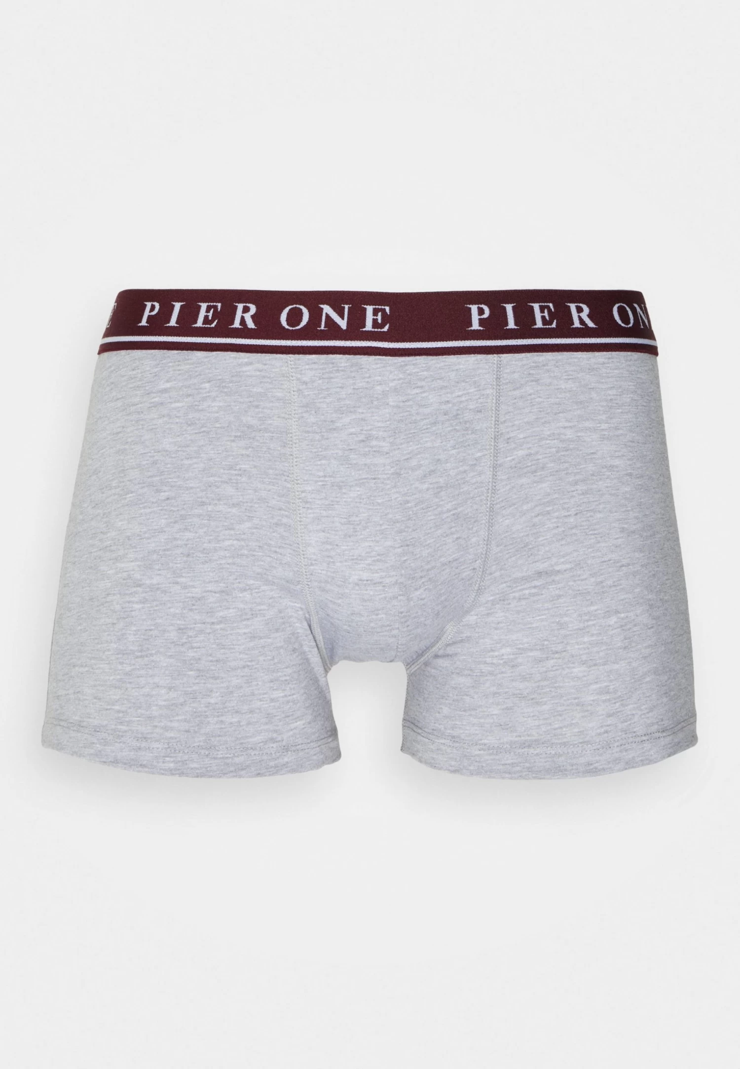 Pier One 5 Pack - Onderbroeken - Bordeaux/Mottled Grey 6 Pier One 5 Pack - Onderbroeken - Bordeaux/Mottled Grey - Afbeelding 4
