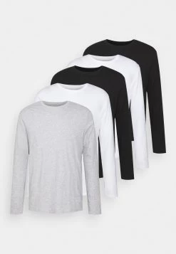 Pier One 5 Pack - Longsleeve - Light Grey/White/Black -Professionele Herenkledingwinkel 89a801e7bd5f4f2d8a995f5d7c394e4a