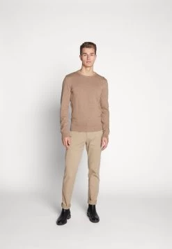 Pier One Basic Crewneck - Trui - Mottled Beige -Professionele Herenkledingwinkel 8ab6afa896f946a0abe264ae414a2865