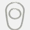 Pier One 2Pack Set - Ketting - Silver-Coloured -Professionele Herenkledingwinkel 8c39ffde39e843089dc5aef781e1957b